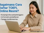 Bagaimana Cara Daftar Toefl Itp Online Dan Resmi Bagaimana Cara Daftar Toefl Itp Online Dan Resmi