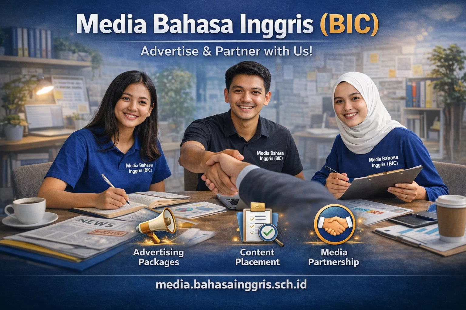 Gambar Emitraan Media Dan Peluang Iklan | Bahasa Inggris Center (Bic) Kemitraan Media Dan Peluang Iklan