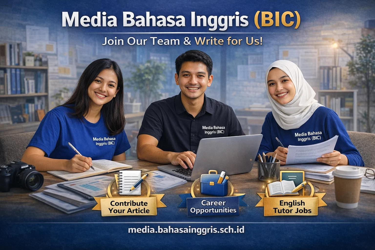 Gambar Ergabung Bersama Edia Ahasa Nggris | Bahasa Inggris Center (Bic) Bergabung Bersama Media Bahasa Inggris
