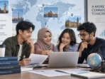 Riset IELTS 2026 tentang pengakuan tes dan pilihan studi Ilustrasi pelajar membandingkan pilihan tes IELTS dan tujuan studi internasional