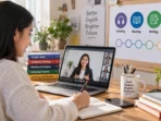 Webinar IELTS Academic Gratis British Council 2026 Ilustrasi peserta mengikuti webinar IELTS Academic gratis secara online
