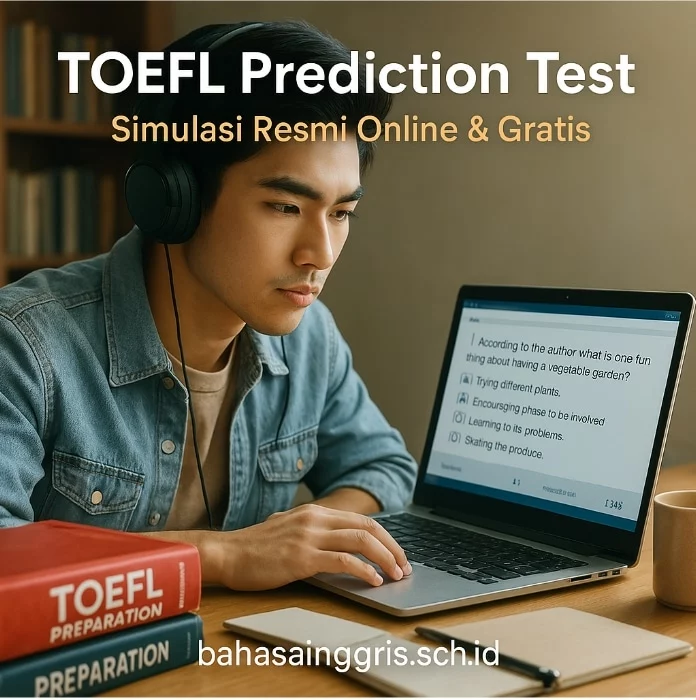 Simulasi Toefl Prediction Test Online Gratis – Bahasainggris.sch.id