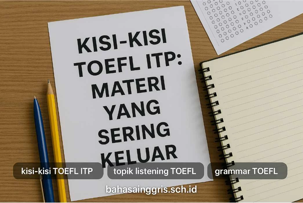 Topik Dan Materi Yang Sering Muncul Di Ujian Toefl Itp