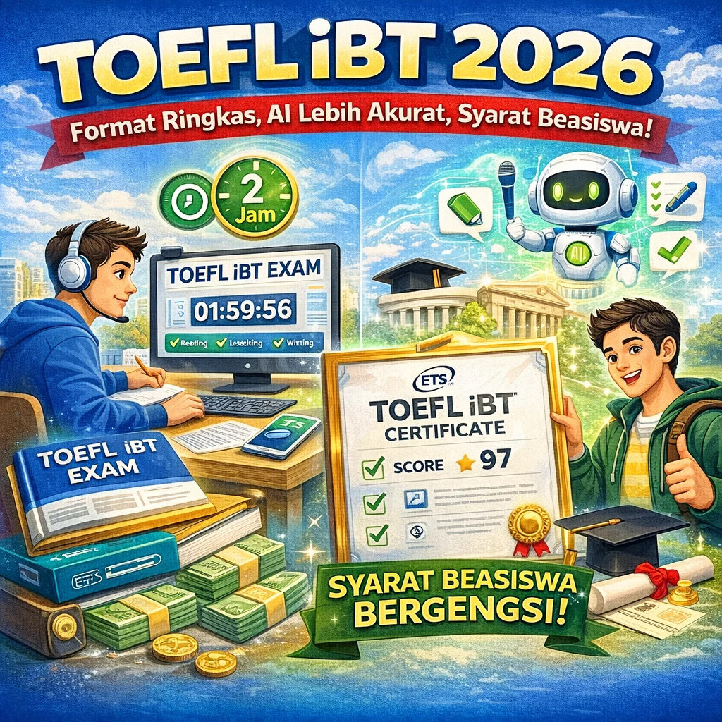 Toefl Ibt 2026 Ujian  Beasiswa  Dan Ai